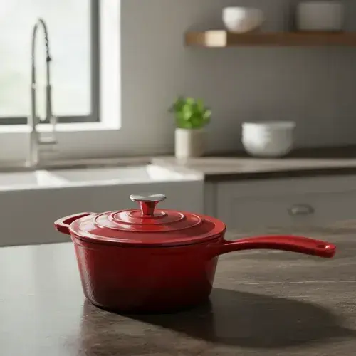 Cacerola N19 Esmaltada Roja | By Sakura