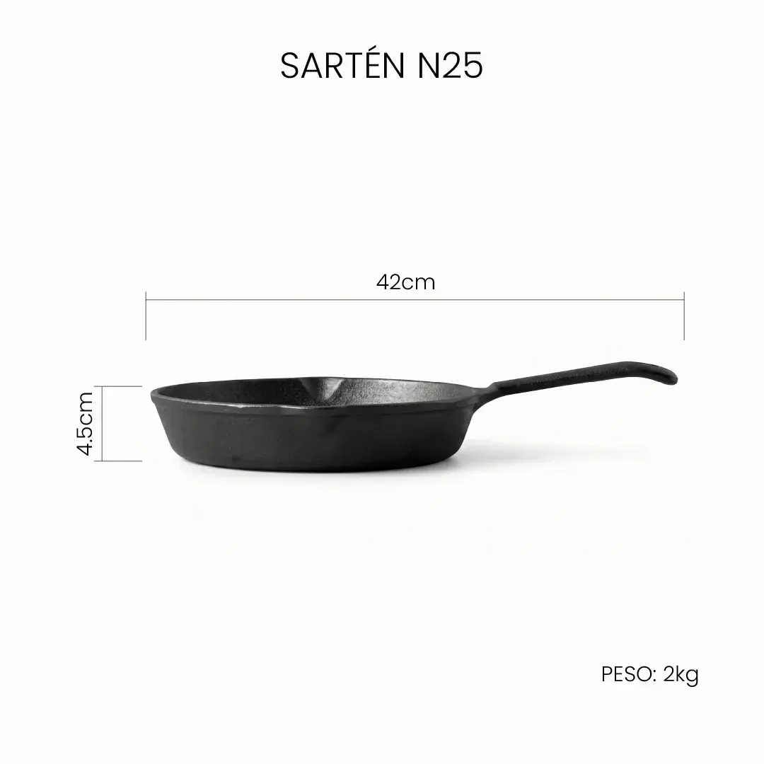 Sartén N25 | Hierro Fundido