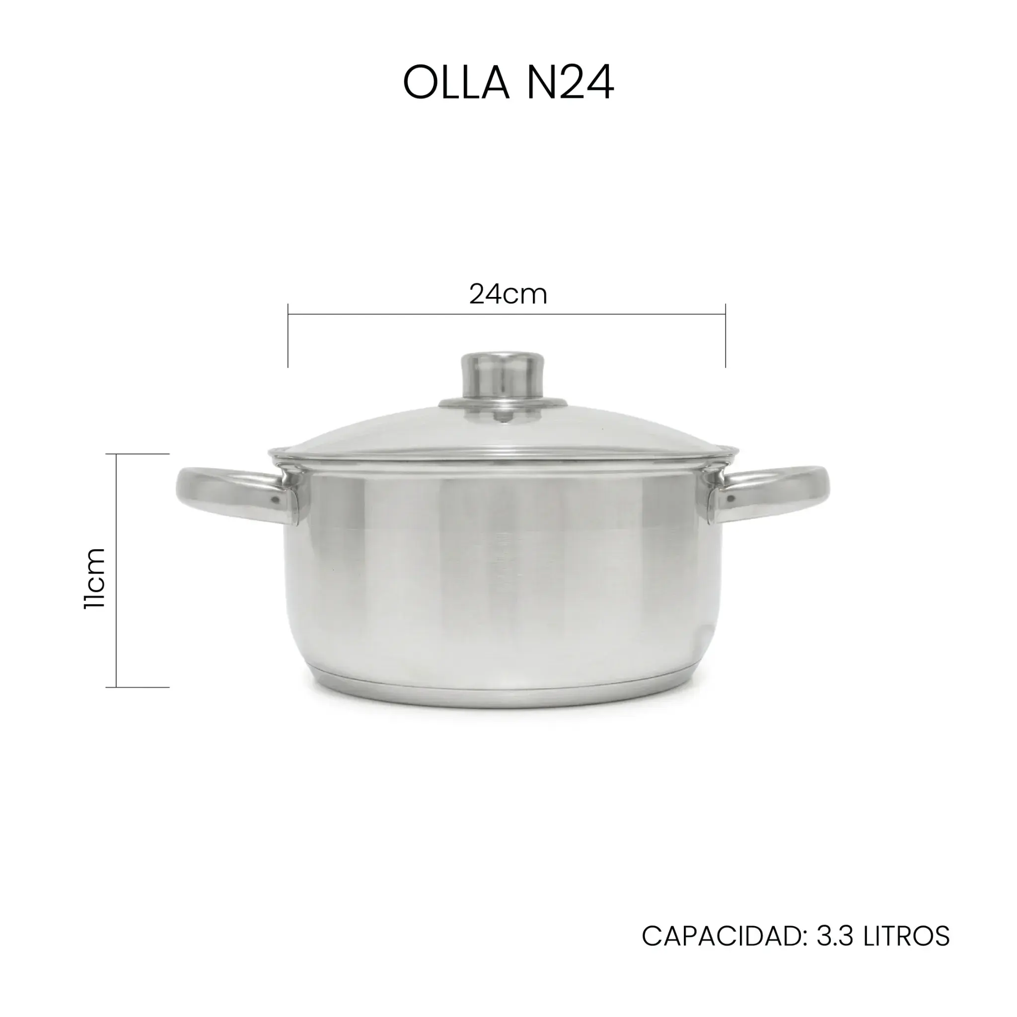 Set x3 Acero Inox | Curado