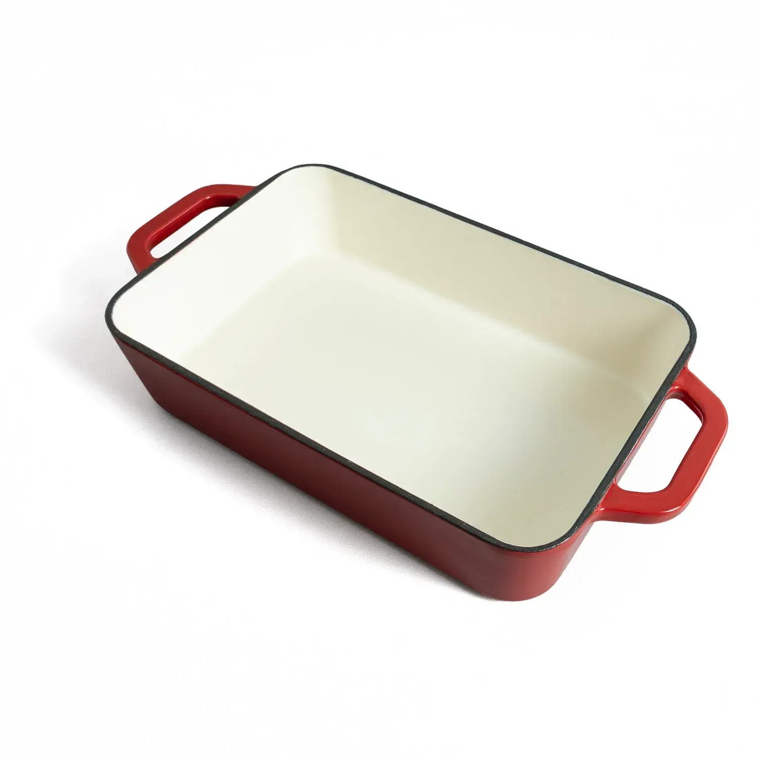 Fuente 30X22Cm | Esmaltado Rojo by Volf