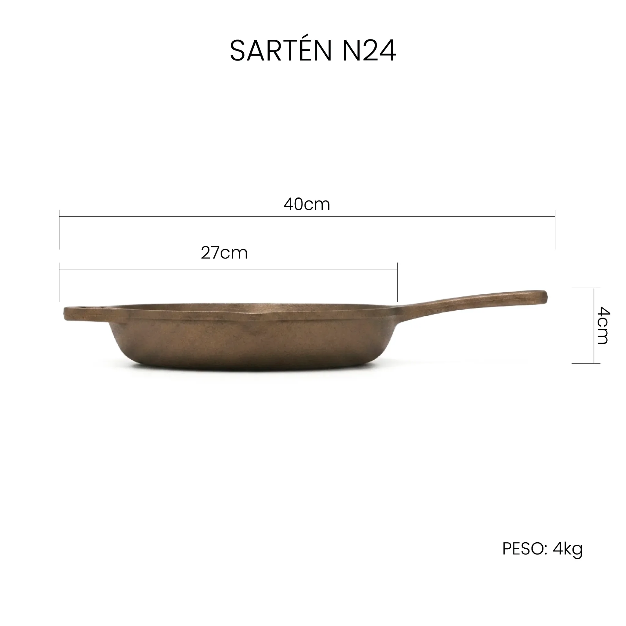 Sartén N24 | Hierro Fundido