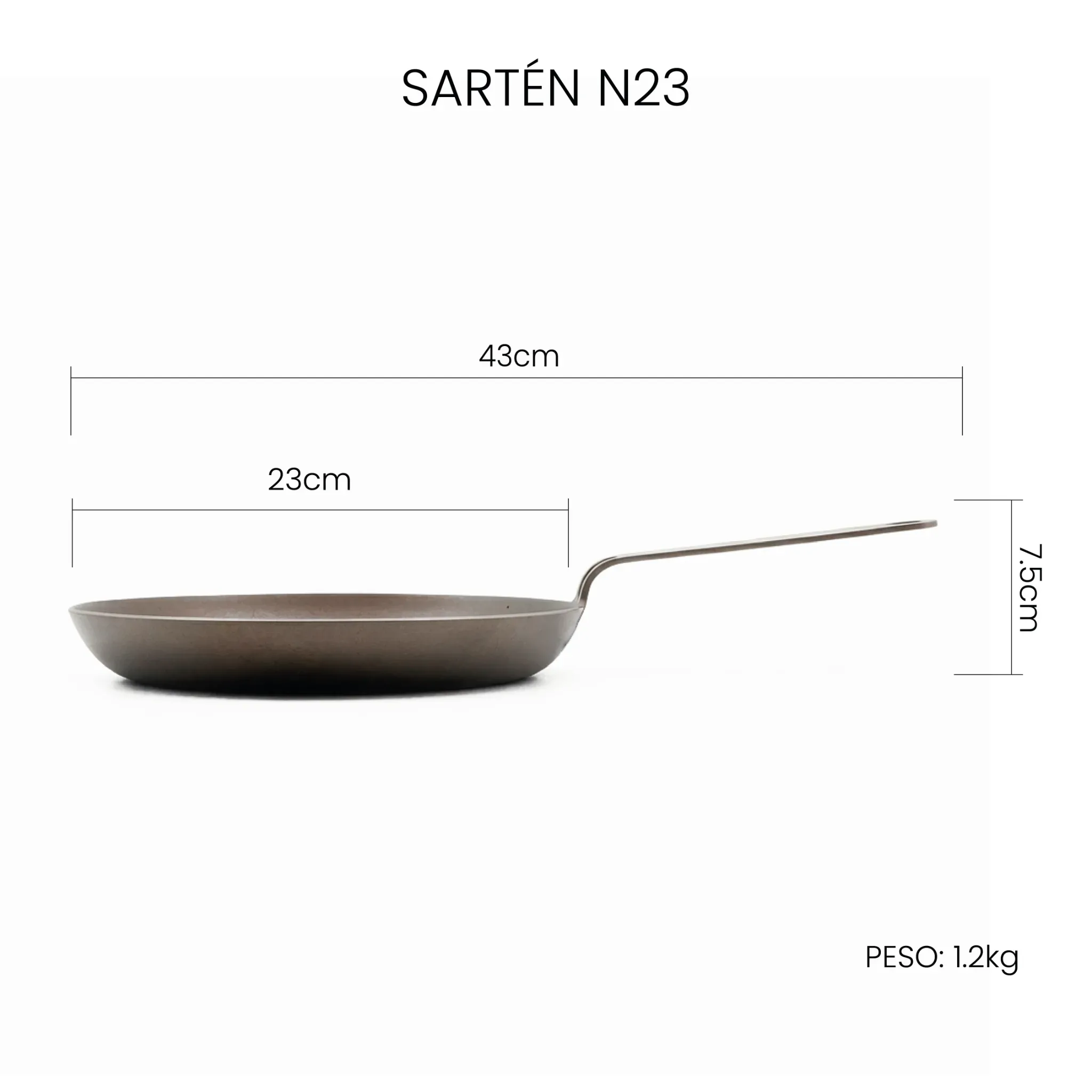 Sartén N23 | Curada