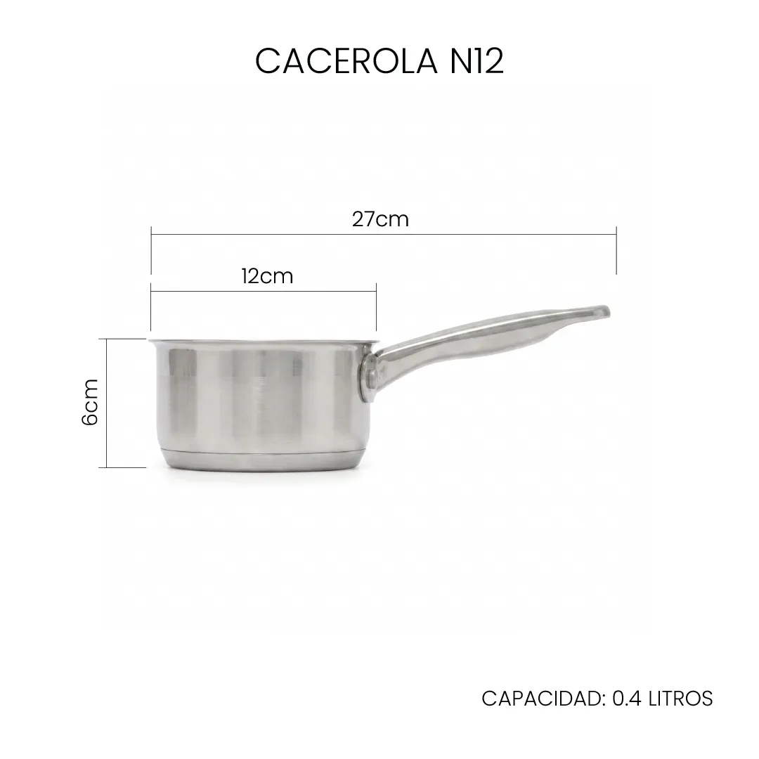 Batería Acero Inoxidable XL