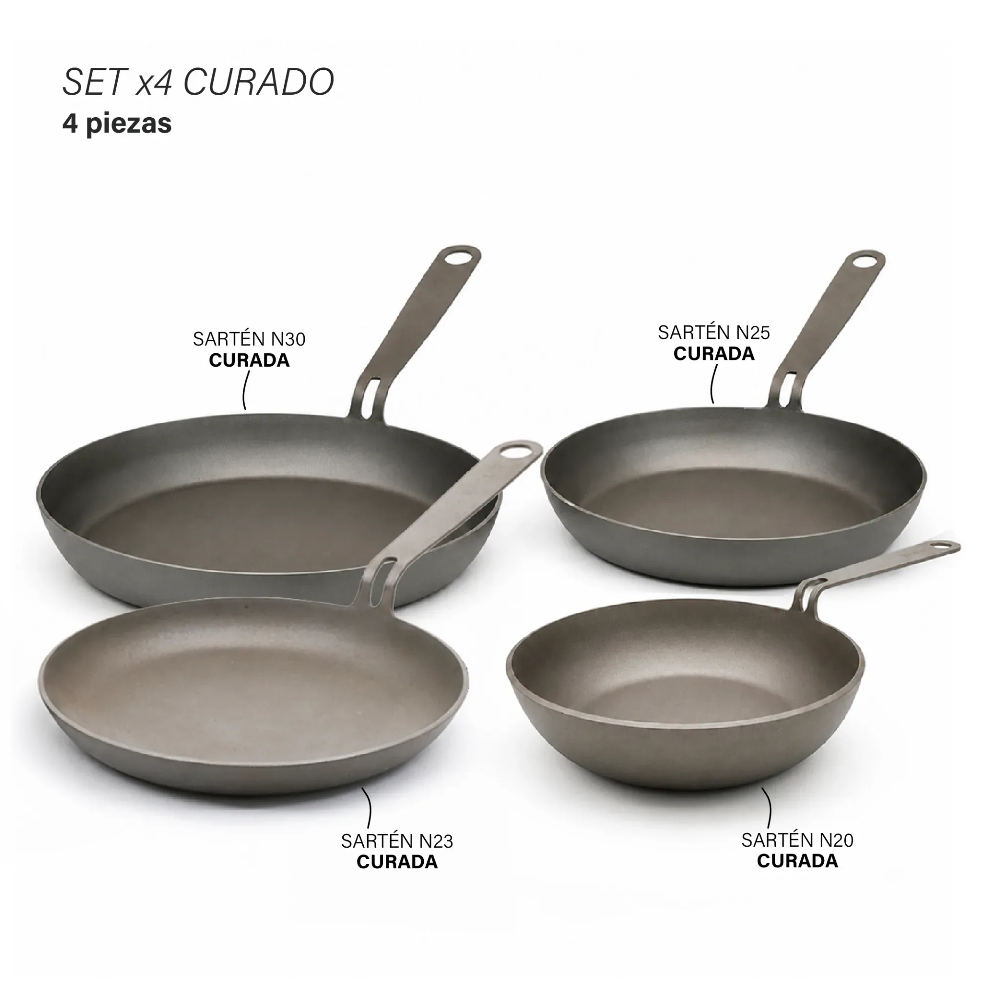 Set x4 Curado