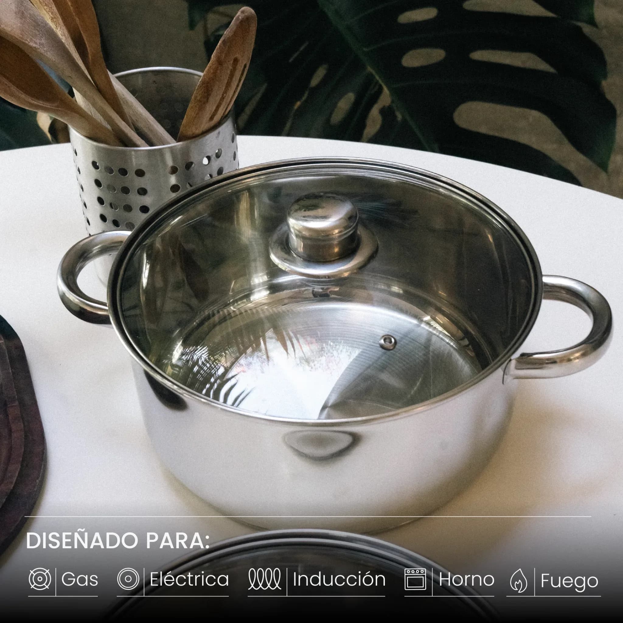 Set | Acero Inoxidable & Curado + Accesorios