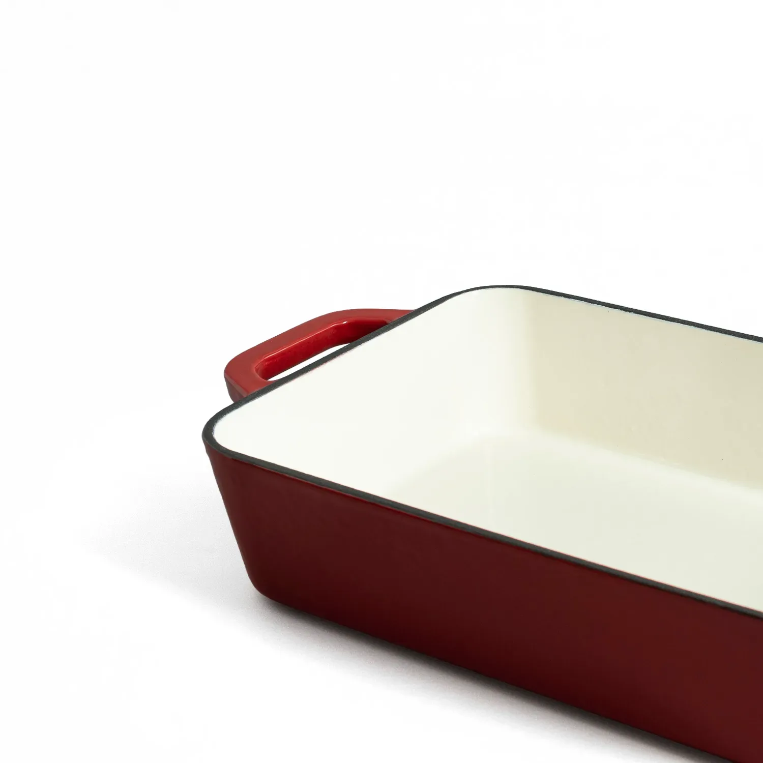 Fuente 30X22Cm | Esmaltado Rojo by Volf
